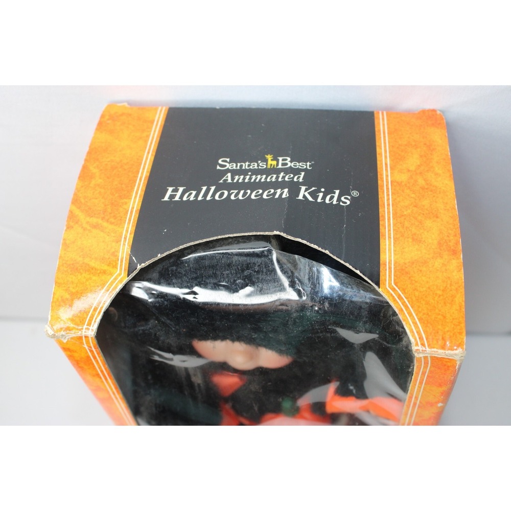 1994 Santa's Best 13" Animated Halloween Kids Bat Girl, Decor ONLY, please read. - Picture 11 of 16